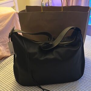 Banana Republic Black Shoulder Bag Sleek Minimalist Design